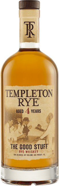 Templeton Rye 4 Year Old Rye Whiskey