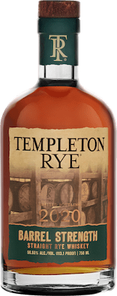 Templeton Rye 2020 Barrel Strength Straight Rye Whiskey