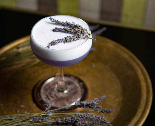Lavender Girl gin cocktail